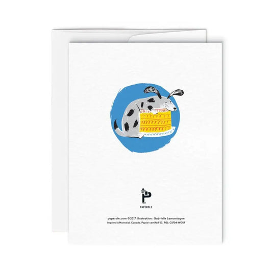 Paperole - WOUF — Greeting card