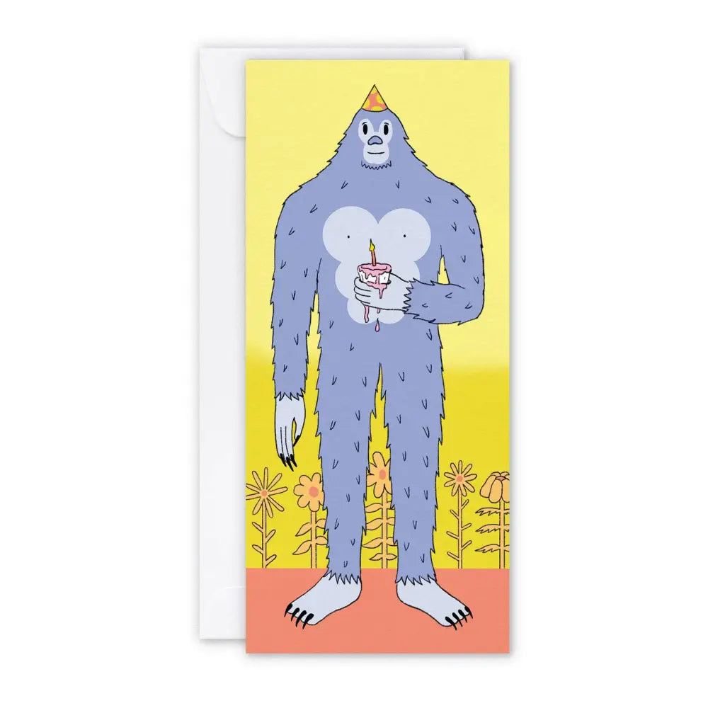 Paperole - YETI — Panoramic Greeting Card