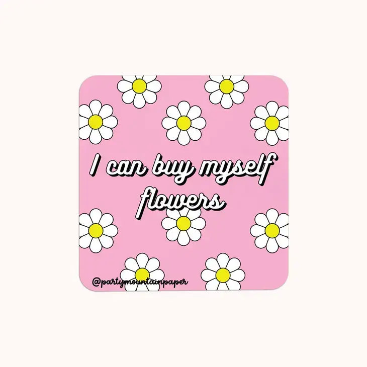 Buy Myself Flowers Sticker - PABOOM