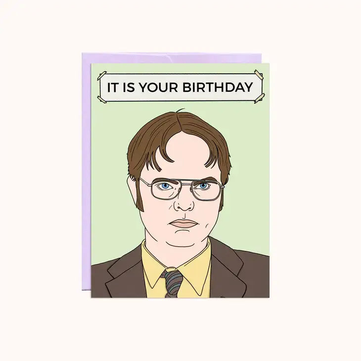 Dwight Birthday Card - PABOOM