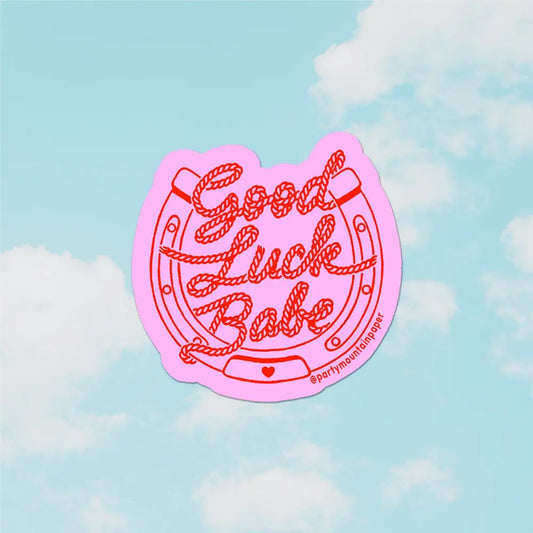 Good Luck Babe Sticker - PABOOM