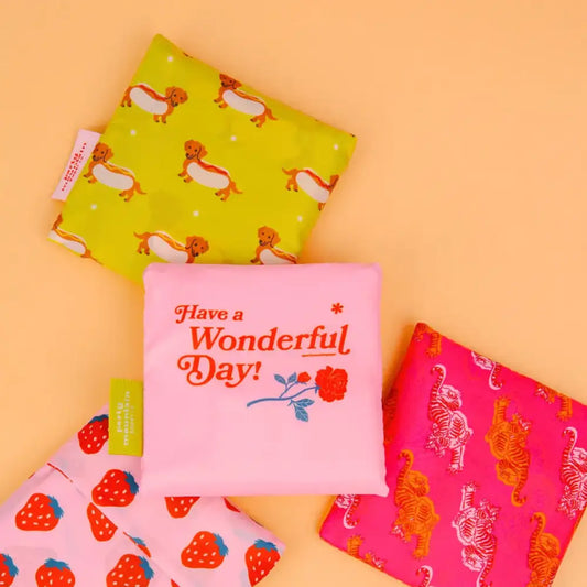 Have a Wonderful Day Foldable Nylon Tote - PABOOM