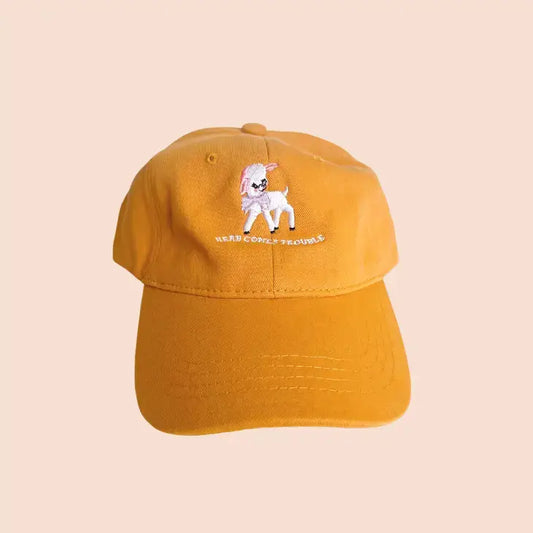 Here Comes Trouble Dad Hat - PABOOM