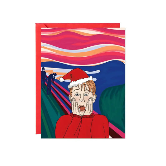 Home Scream Christmas Card - PABOOM