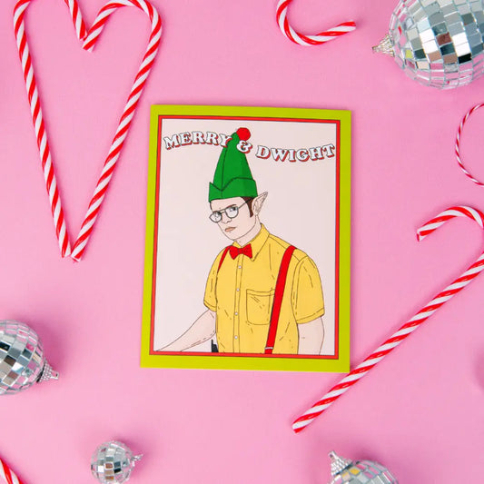Party Mountain Paper co. - Merry & Dwight Card
