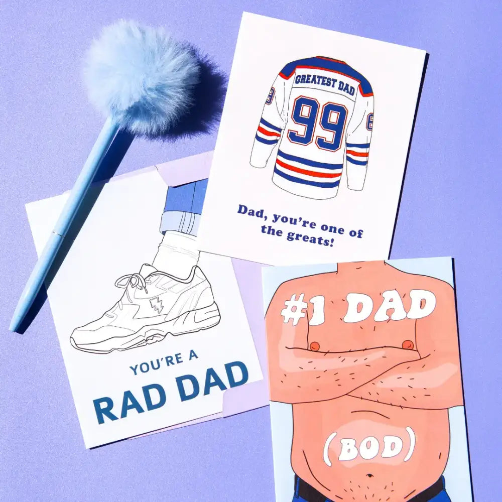 One of the Greats Dad Card - PABOOM