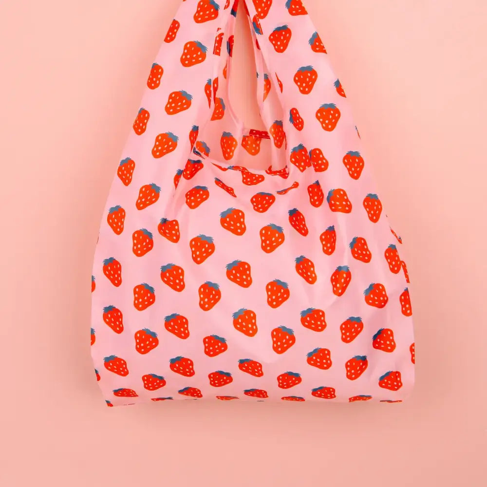 Strawberry Foldable Nylon Tote - PABOOM