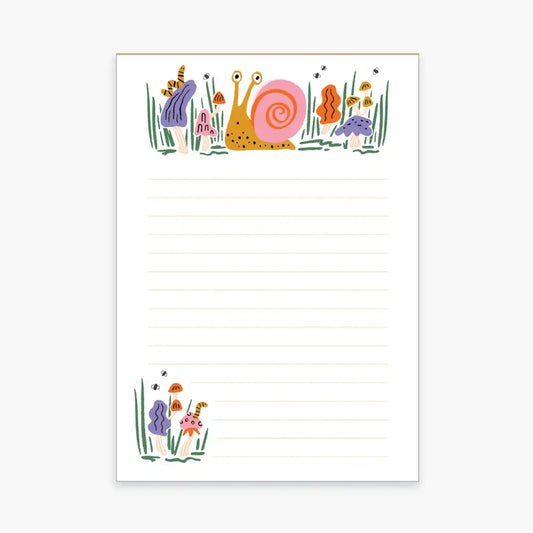 Shroomy Snail Notepad - PABOOM