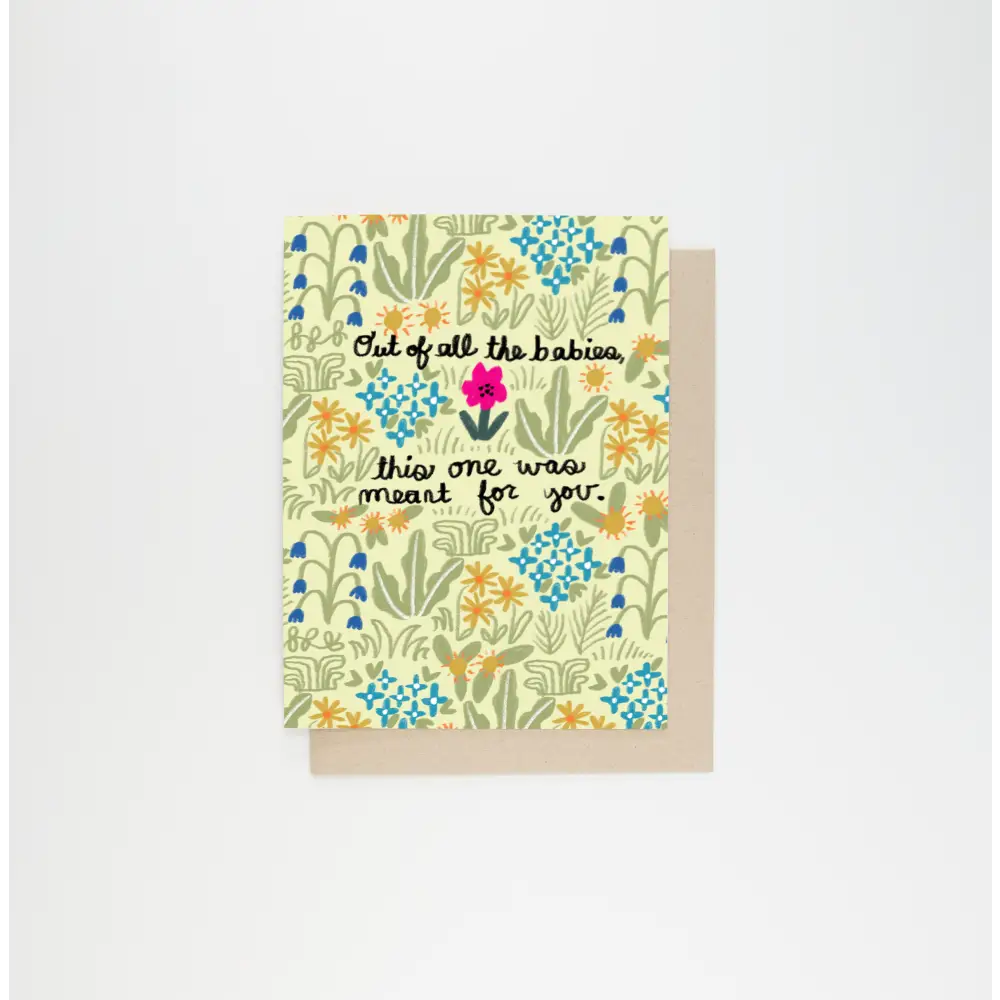 Meant For You Baby Card - PABOOM