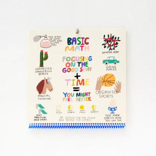 Only Good Things 12-Month 2025 Wall Calendar - PABOOM