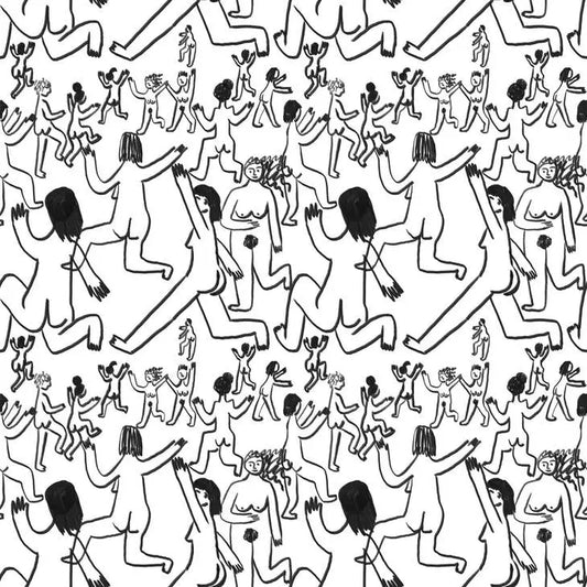 Running Naked Wrapping Paper - PABOOM