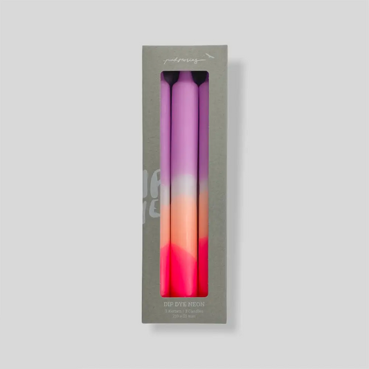 Pink Stories - Plum Mousse Dip Dye Neon Candles