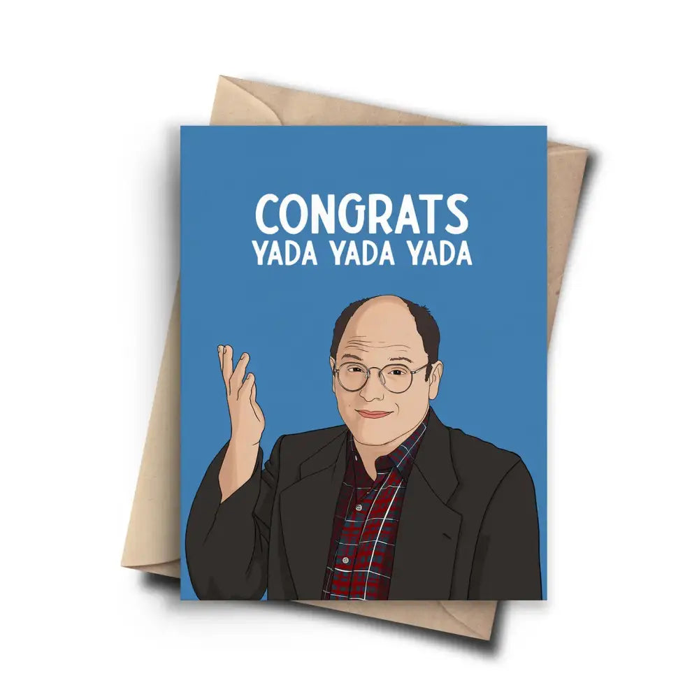 Seinfeld George Congrats Card - PABOOM