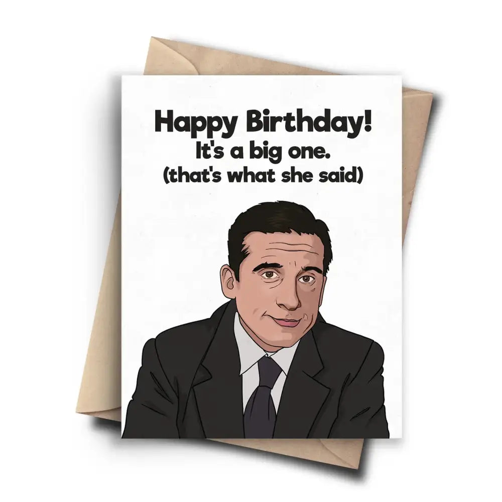 The Office Milestone Birthday Card - PABOOM