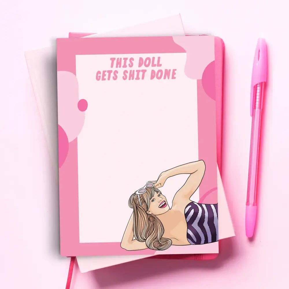 This Doll Barbie Notepad - PABOOM