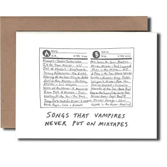 Media Letterpress Card - PABOOM