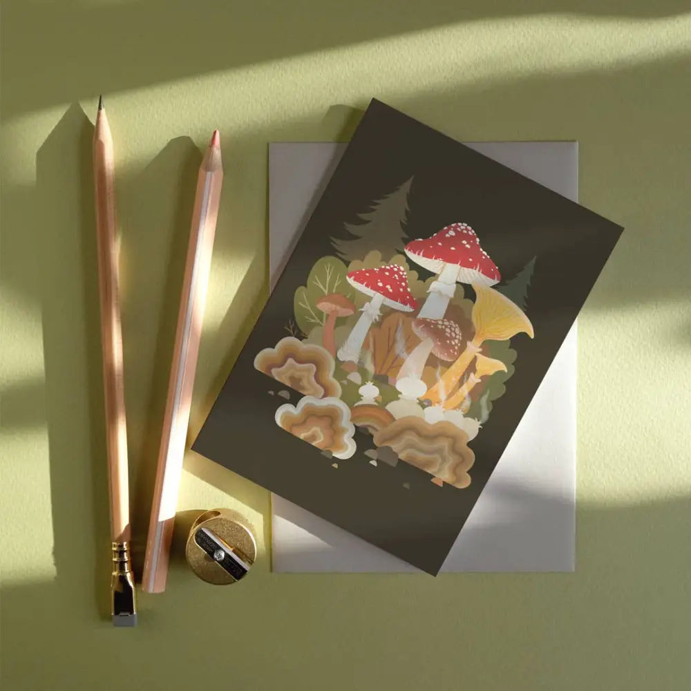 Fungi Forest Card - PABOOM