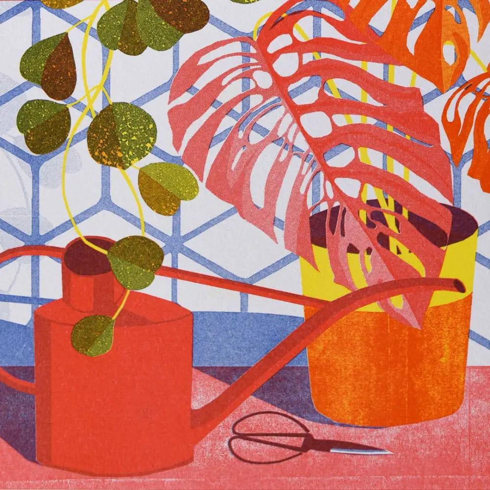 Hoya - A4 Risograph Print - PABOOM