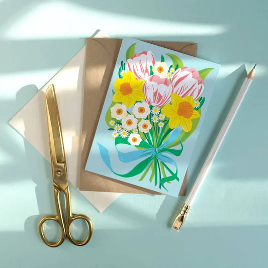 Spring Bouquet Card - PABOOM