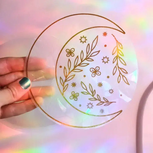 Floral Moon Suncatcher - PABOOM