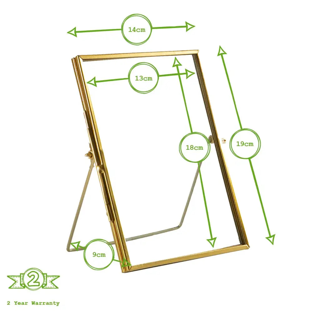 Rinkit Ltd - 5ββ x 7ββ Standing Metal Photo Frame - by Nicola Spring