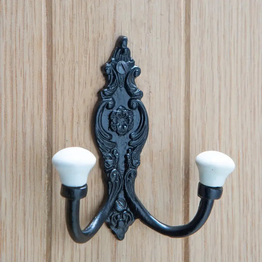 Ornate Double Coat Hook - PABOOM