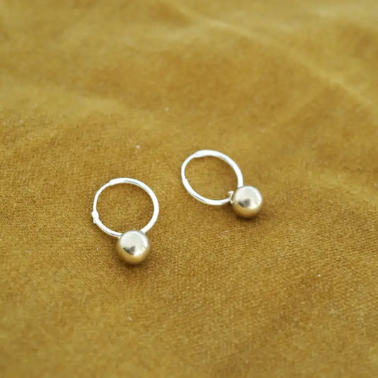 Emily Brass and Silver Earrings - PABOOM