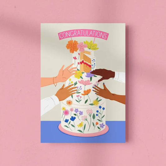 Wedding Cake Card - PABOOM