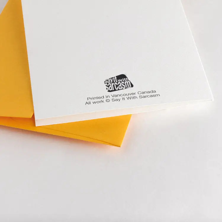 Diaper Pin Card Yellow - PABOOM