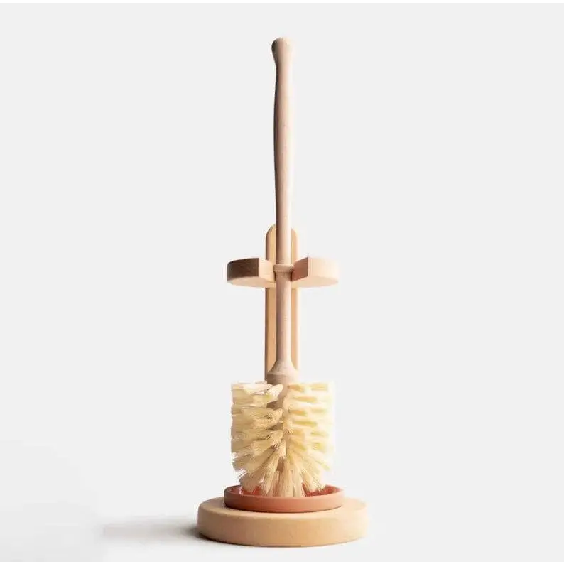 Smile Boutiques - Plastic Free Toilet Brush - Natural Sisal Bristle & Stand