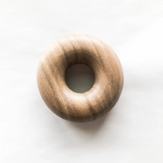 Smile Boutiques - Wooden Donut Bag Clips - Eco Friendly Plastic Free Walnut
