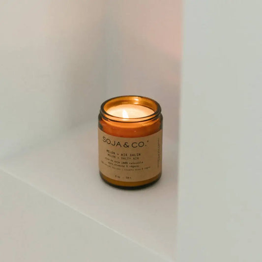 SOJA & CO. Soy Wax Candle - Eucalyptus + Mint + Rosemary