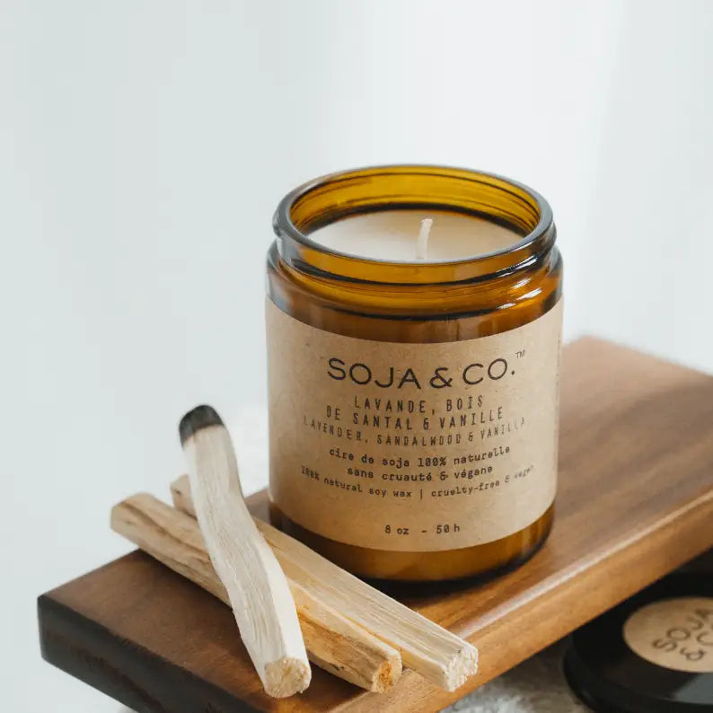 SOJA & CO. Soy Wax Candle - Oud + Apple