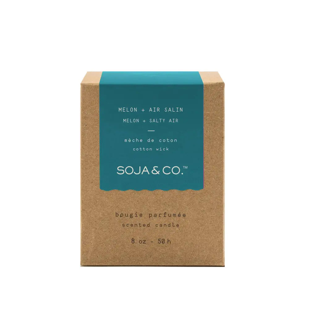 SOJA & CO. Soy Wax Candle - Melon + Salty Air