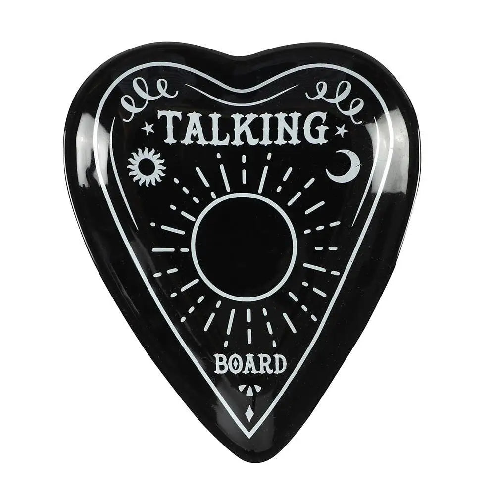 Something Different Wholesale - Black Gothic Ouija Talking Board Planchette Trinket Dish