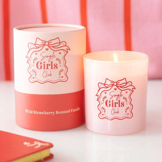 Something Different Wholesale - Single Girls Club Wild Strawberry Valentine’s Day Candle