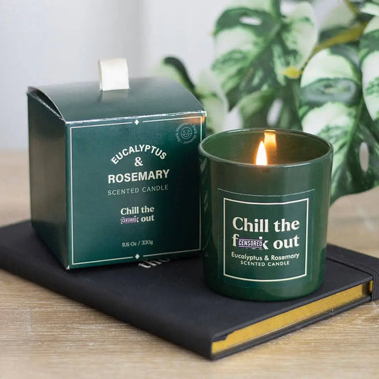 Something Different Wholesale - Sweary Chill Out Eucalyptus & Rosemary Candle