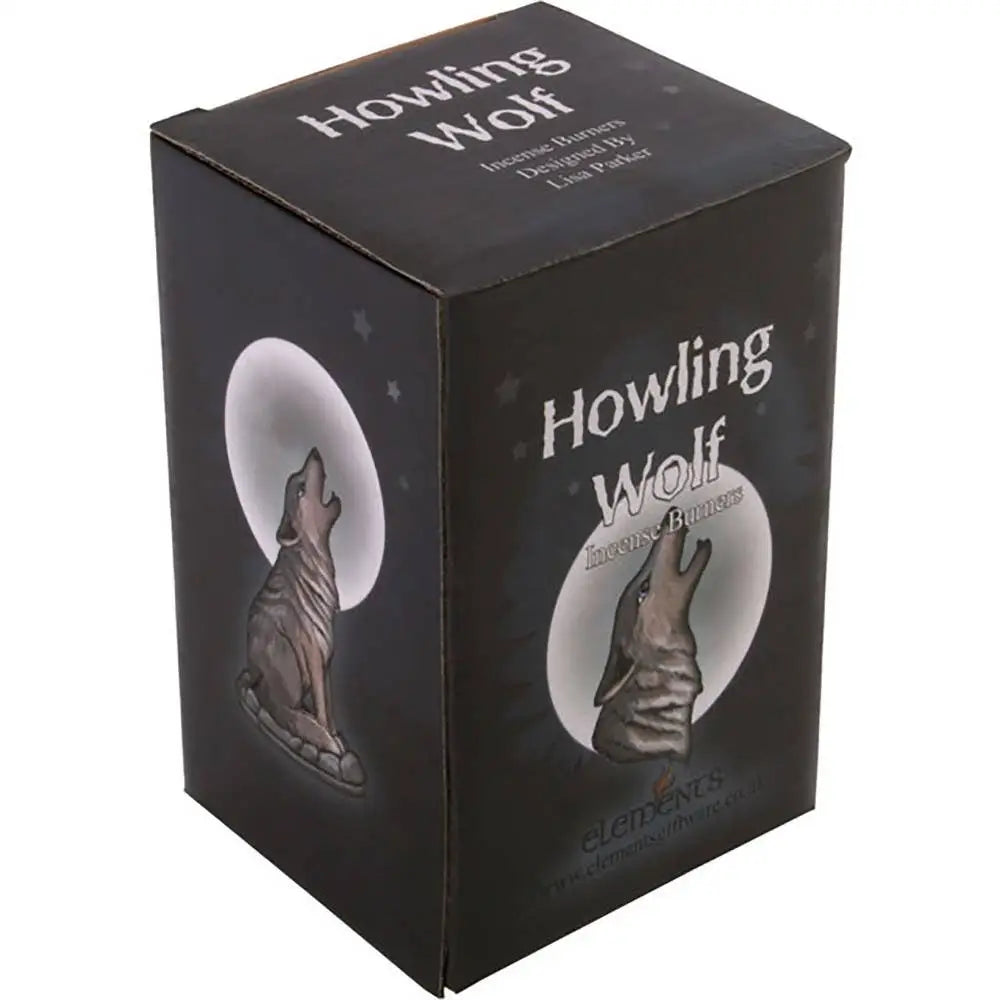 Something Different Wholesale - Wolf Incense Cone Holder by Lisa Parker