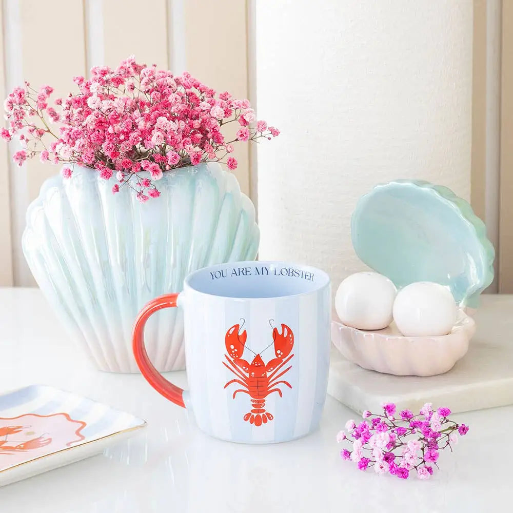 Something Different Wholesale - You Are My Lobster Coastal Striped Mug