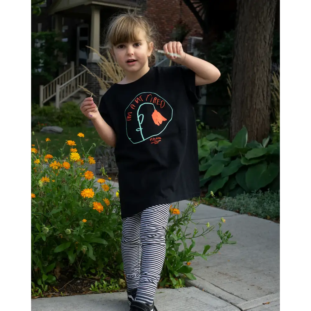 Bit Tired Kids T-Shirt - PABOOM