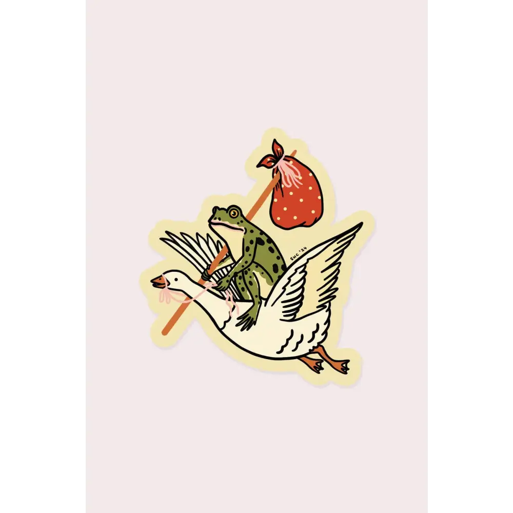 Goose Ride Vinyl Sticker - PABOOM