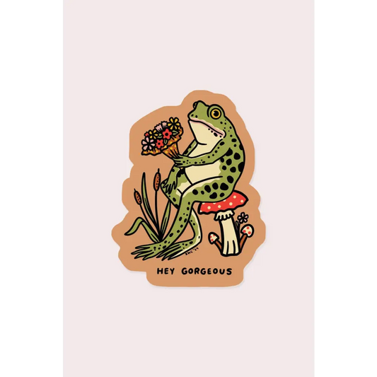 Hey Gorgeous Vinyl Sticker - PABOOM