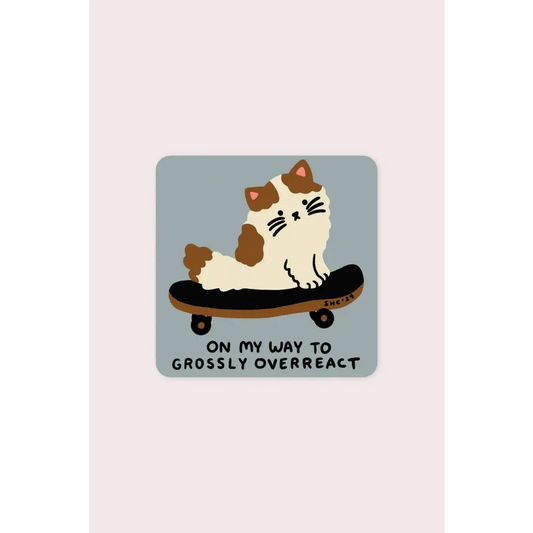 Stay Home Club - Overreact Sticker | Waterproof Vinyl