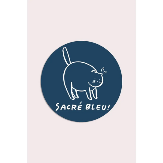 Sacré Bleu Vinyl Sticker - PABOOM
