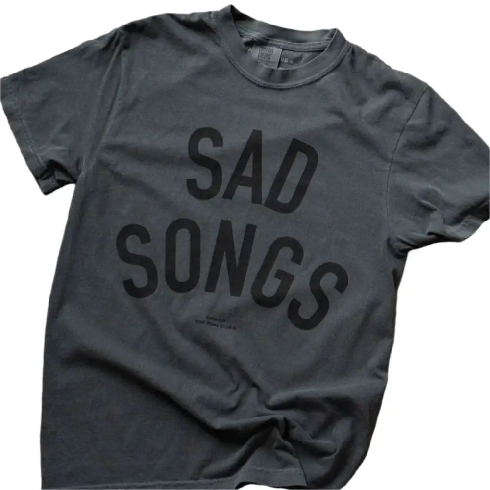 Sad Songs T-Shirt Pepper - PABOOM