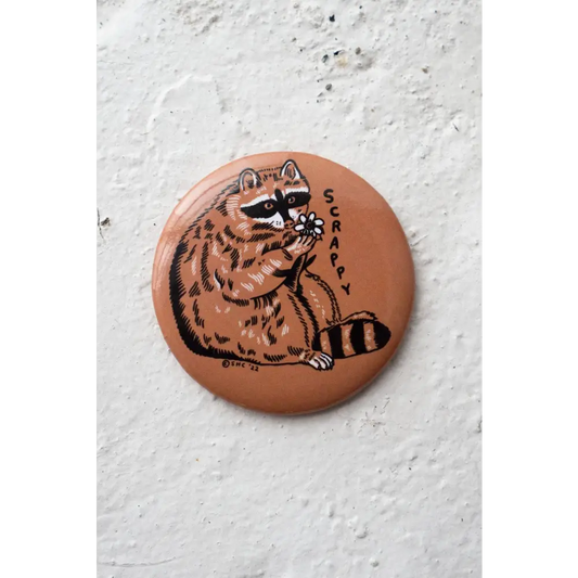 Stay Home Club - Scrappy Raccoon Magnet | Fridge