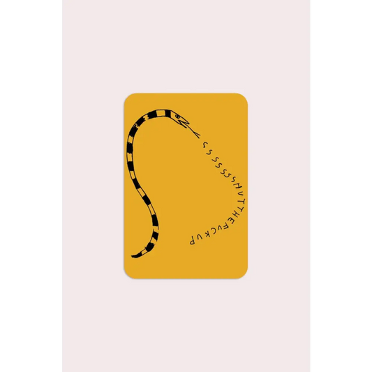 STFU Vinyl Sticker - PABOOM