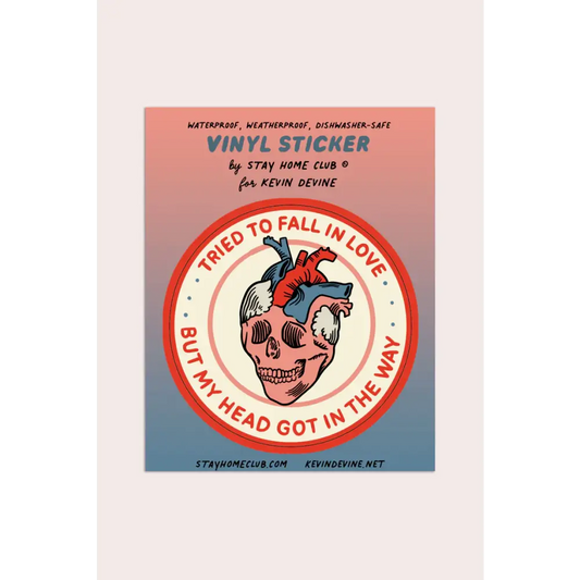Tried To Fall In Love Vinyl Sticker - PABOOM