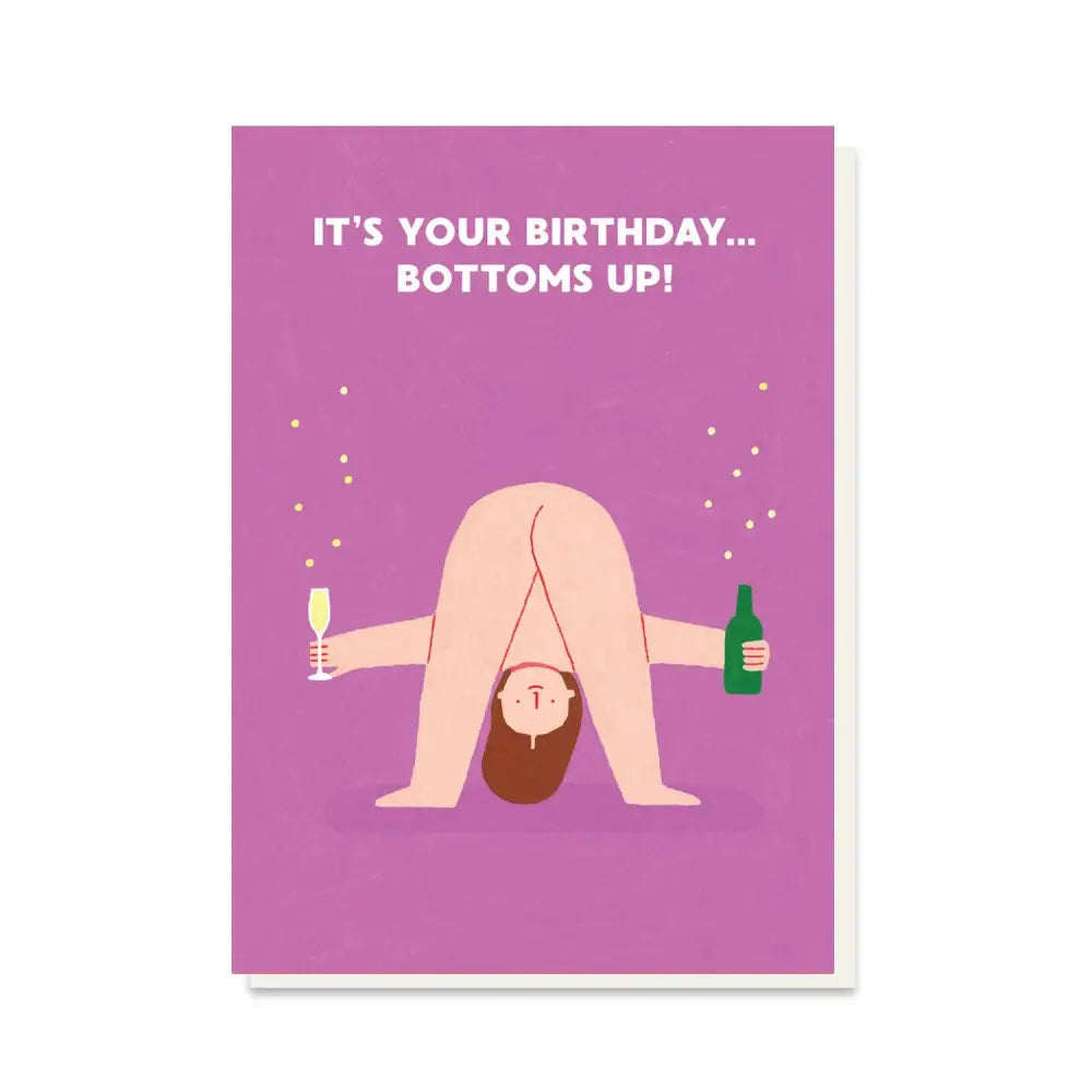 Stormy Knight - Bottoms Up Birthday Card | Rude | Nude | Funny | Cheeky Celo Bags