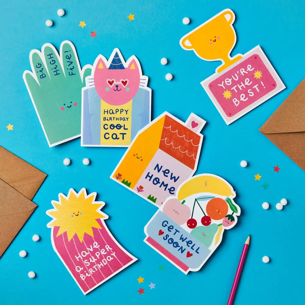 Stormy Knight - Trophy Congratulations Card | Die-cut Greeting Celo bags